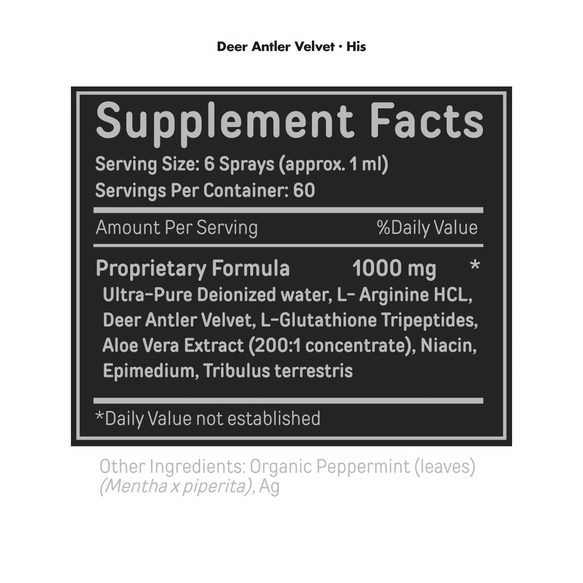 DAS Labs Deer Antler Spray - SuppPrep