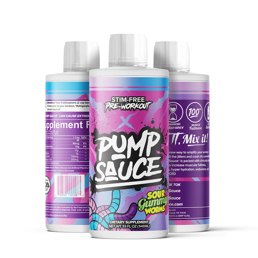 Pump Sauce Stim-Free Liquid Preworkout - SuppPrep