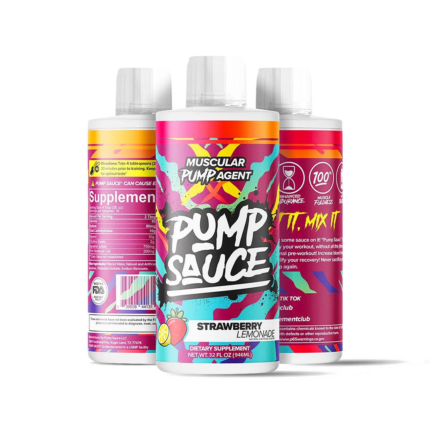 Pump Sauce Stim-Free Liquid Preworkout - SuppPrep