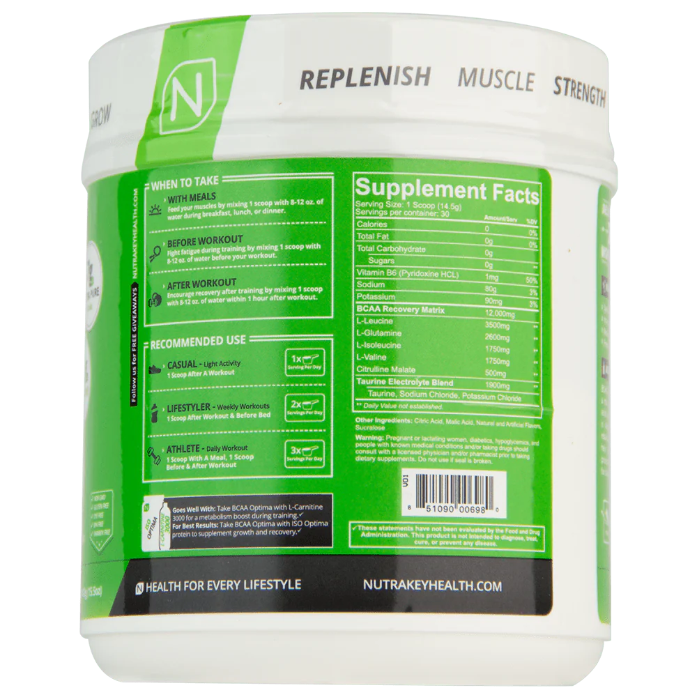 NutraKey BCAA Optima - SuppPrep