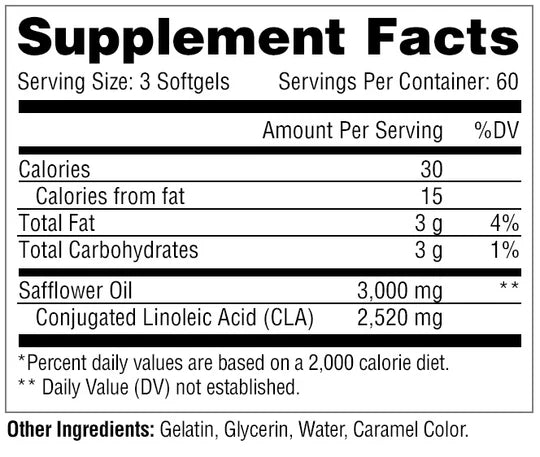 Metabolic Nutrition CLA 3000 - SuppPrep