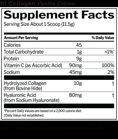 Rule One Collagen Peptides + Hyaluronic Acid - SuppPrep