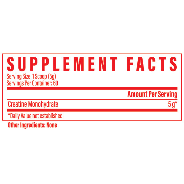 TC Nutrition Creatine Monohydrate - SuppPrep