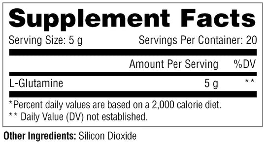 Metabolic Nutrition L-Glutamine - SuppPrep