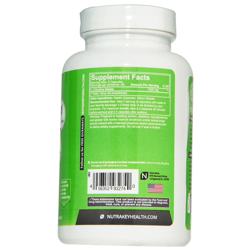 NutraKey Citrulline Malate - SuppPrep