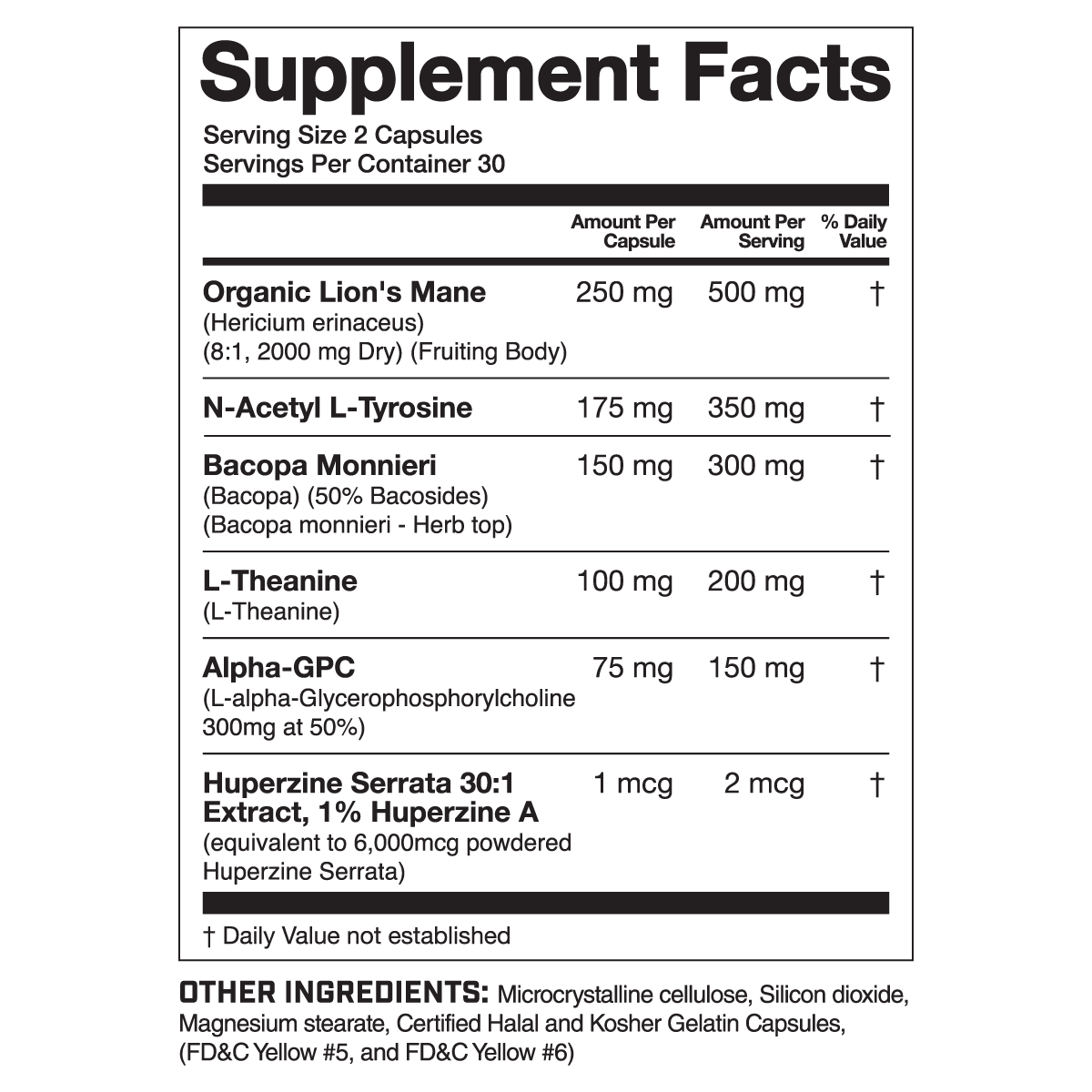 Magnum Mane Brain - SuppPrep
