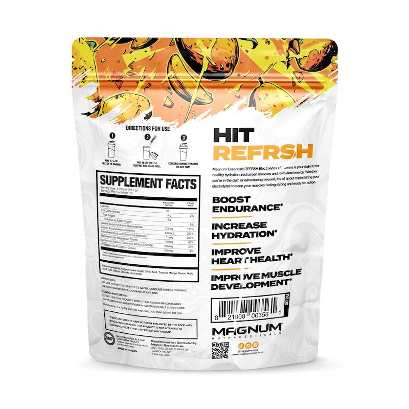 Magnum Refresh Electrolytes Stick Pack - SuppPrep