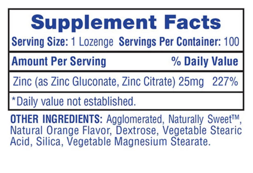 Hi-Tech Pharma Zinc Lozenges - SuppPrep