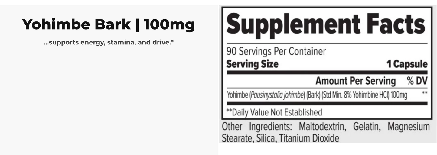 Finaflex Yohimbe - SuppPrep
