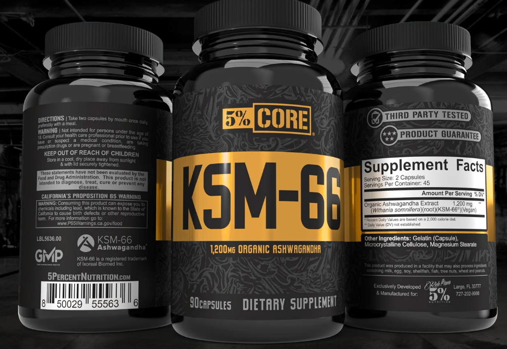 5% Nutrition KSM-66 - SuppPrep