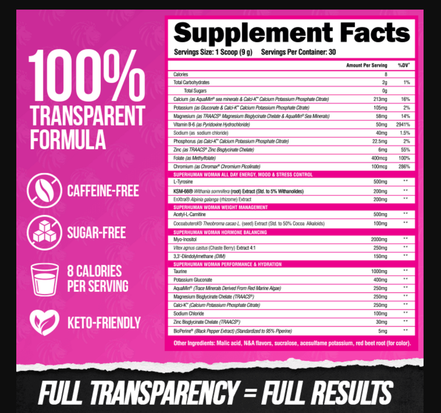 Alpha Lion Superhuman Woman - SuppPrep