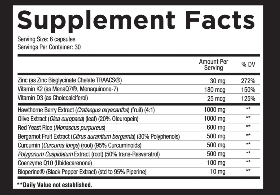 Core Nutritionals Lifeline Series Heart - SuppPrep
