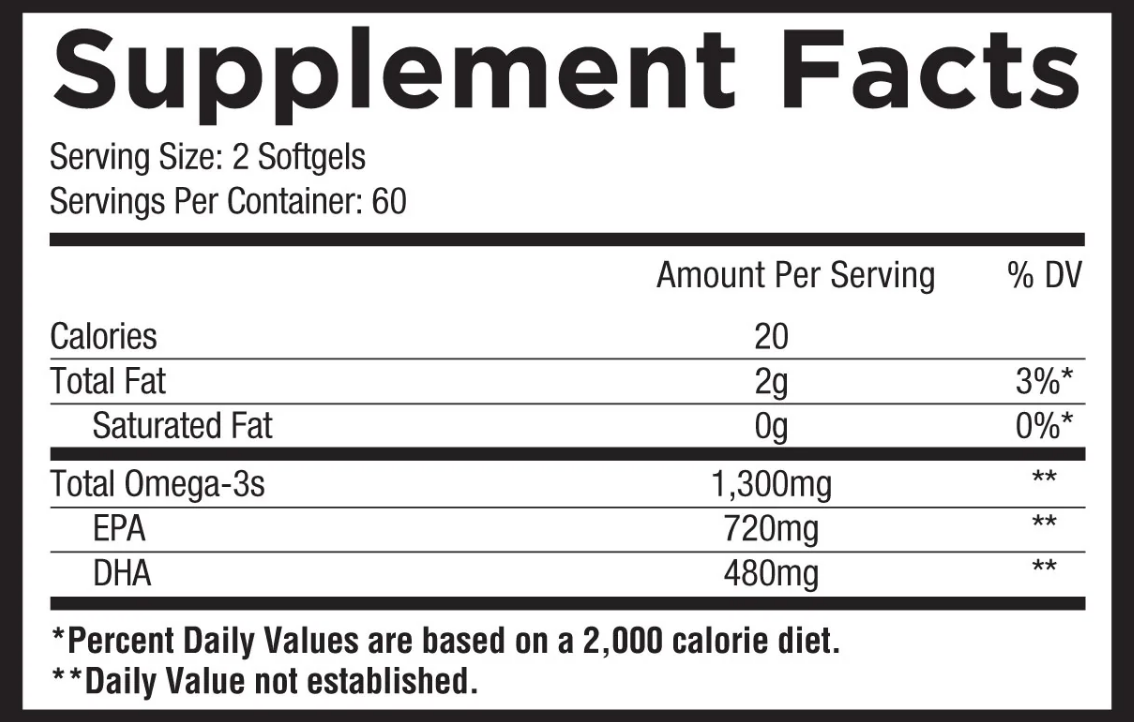 Core Nutritionals Omega - SuppPrep