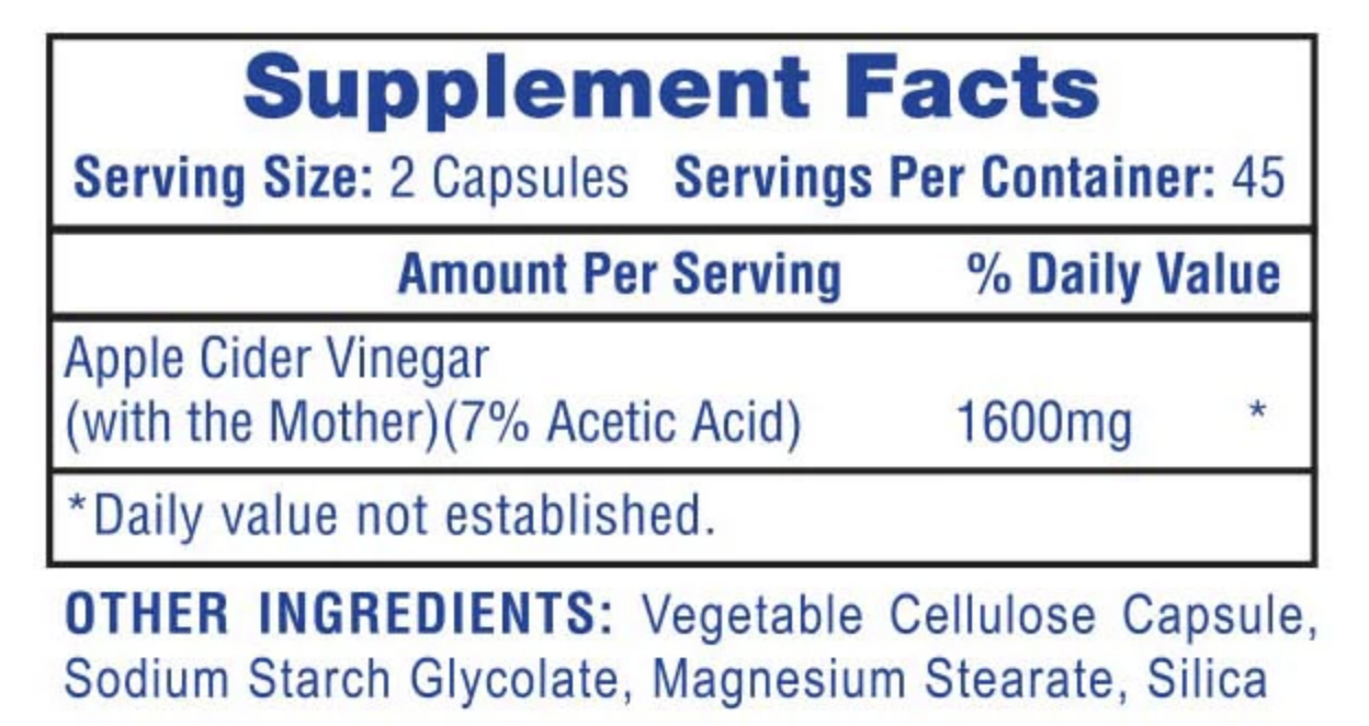 Hi-Tech Pharma Apple Cider Vinegar - SuppPrep