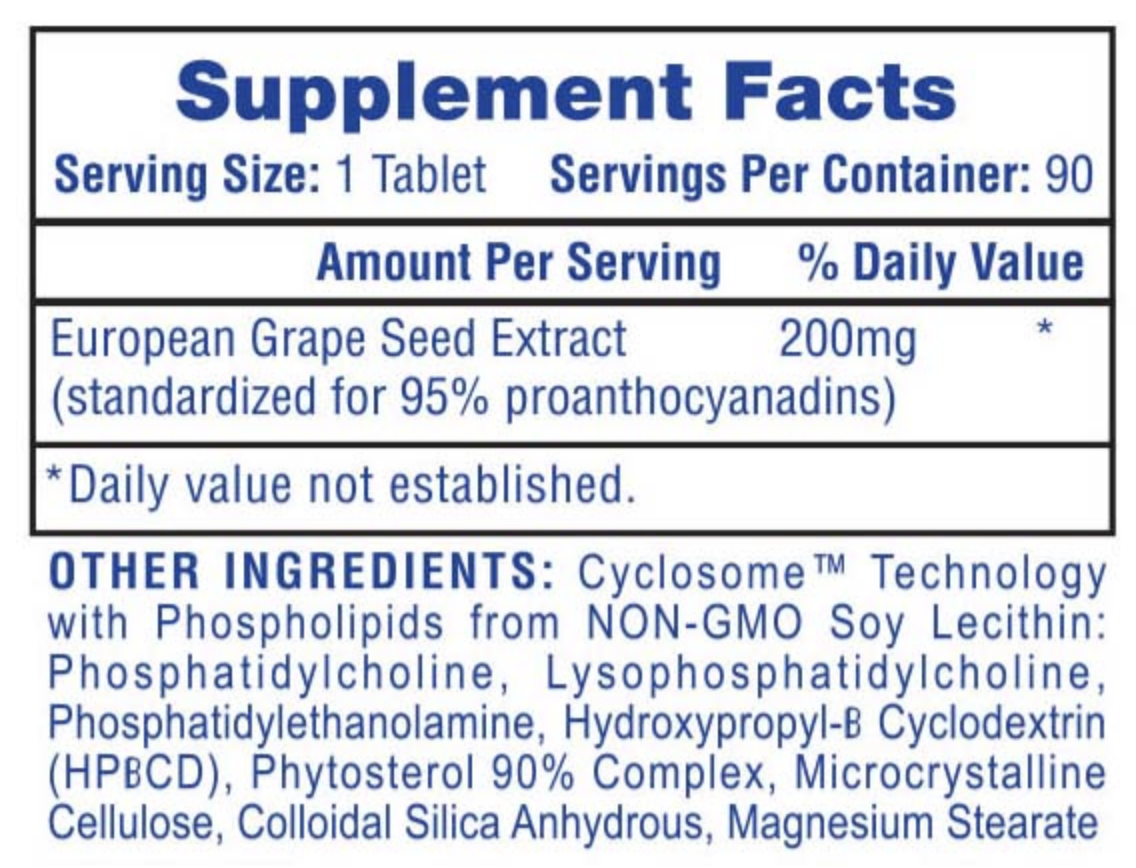 Hi-Tech Pharma Grape Seed - SuppPrep