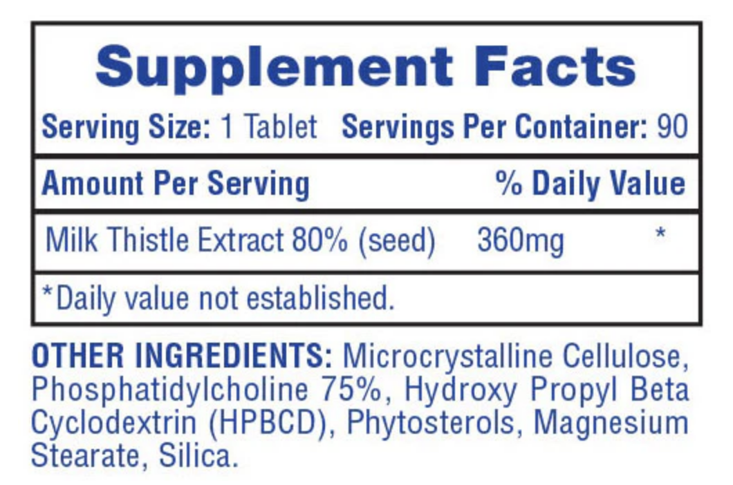 Hi-Tech Pharma Milk Thistle - SuppPrep