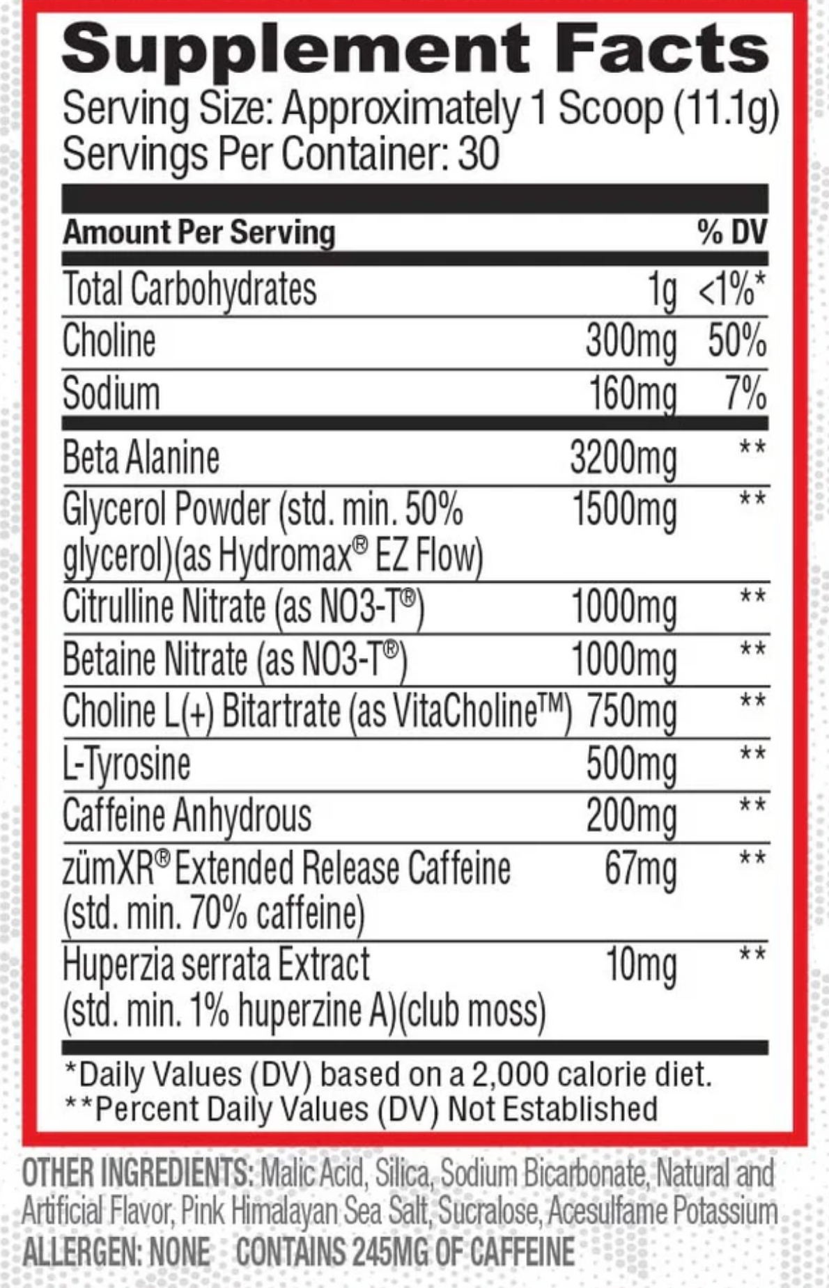 Purus Labs Noxygen PreWorkout - SuppPrep
