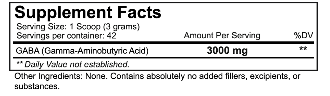 NutraKey Gaba Powder - SuppPrep