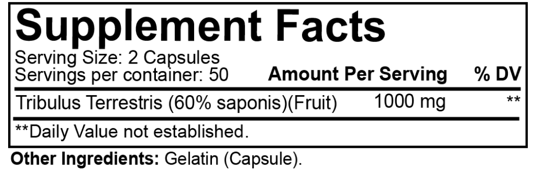 NutraKey Tribulus Terrestris - SuppPrep