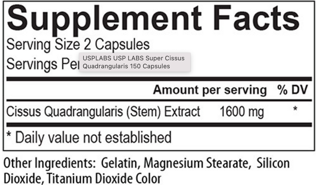USP Labs Super Cissus - SuppPrep