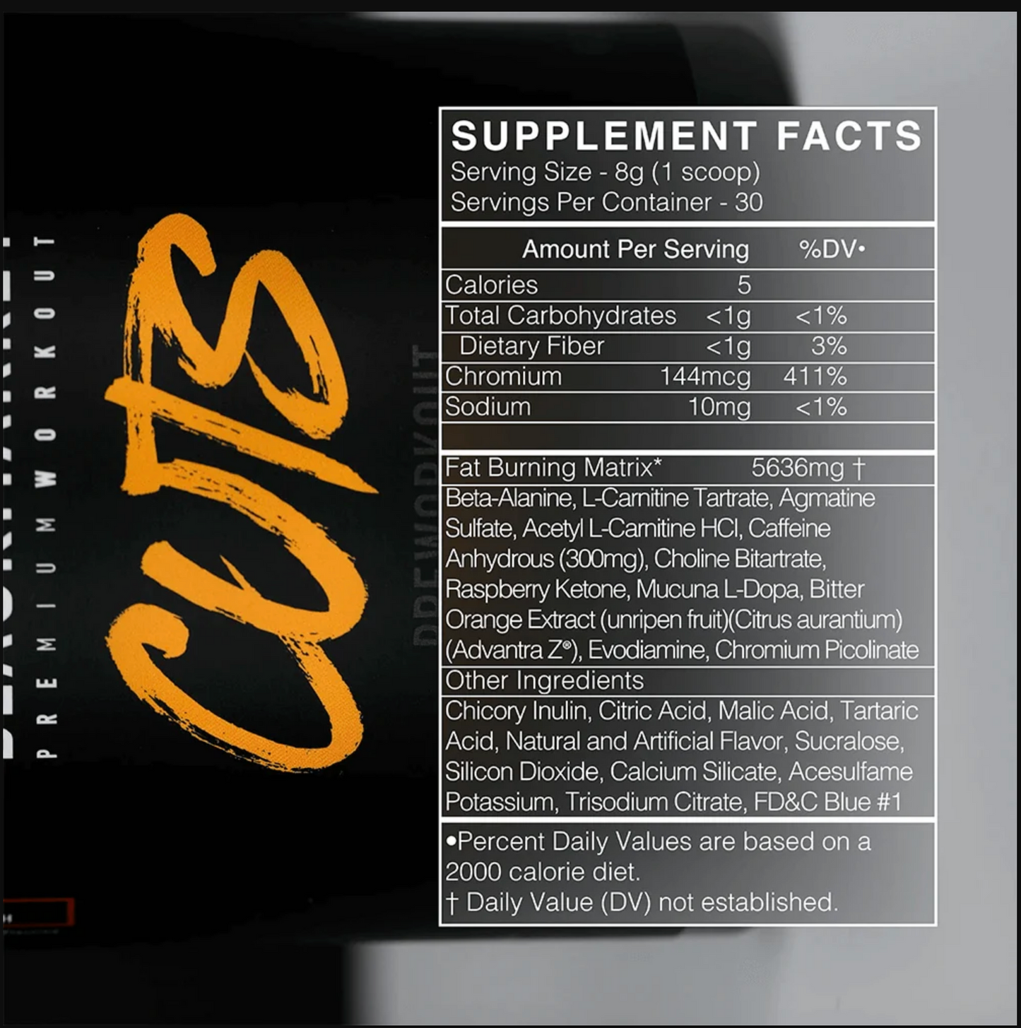 BlackMarket Cuts Limited Edition Flavor Blue Shark - SuppPrep