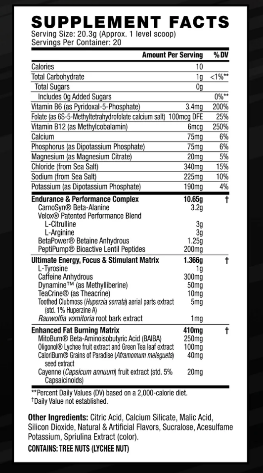 Cellucor C4 Ultimate Shred V3 Pre Workout Powder - SuppPrep