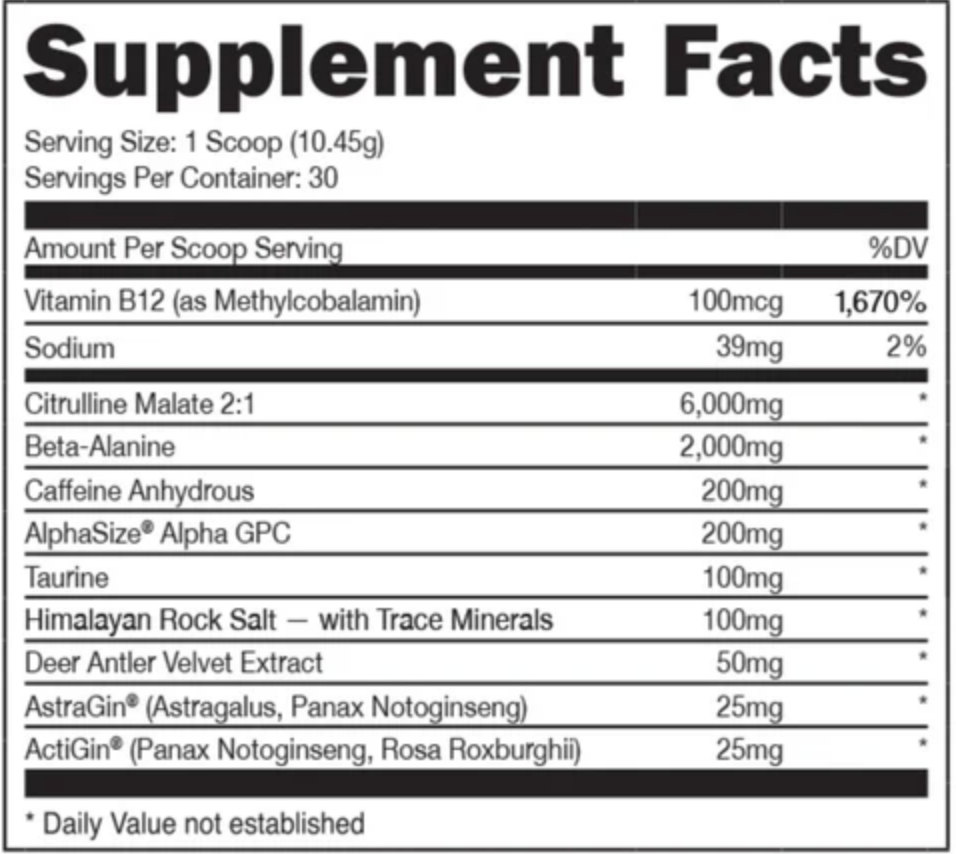 DAS Labs Bucked Up - SuppPrep