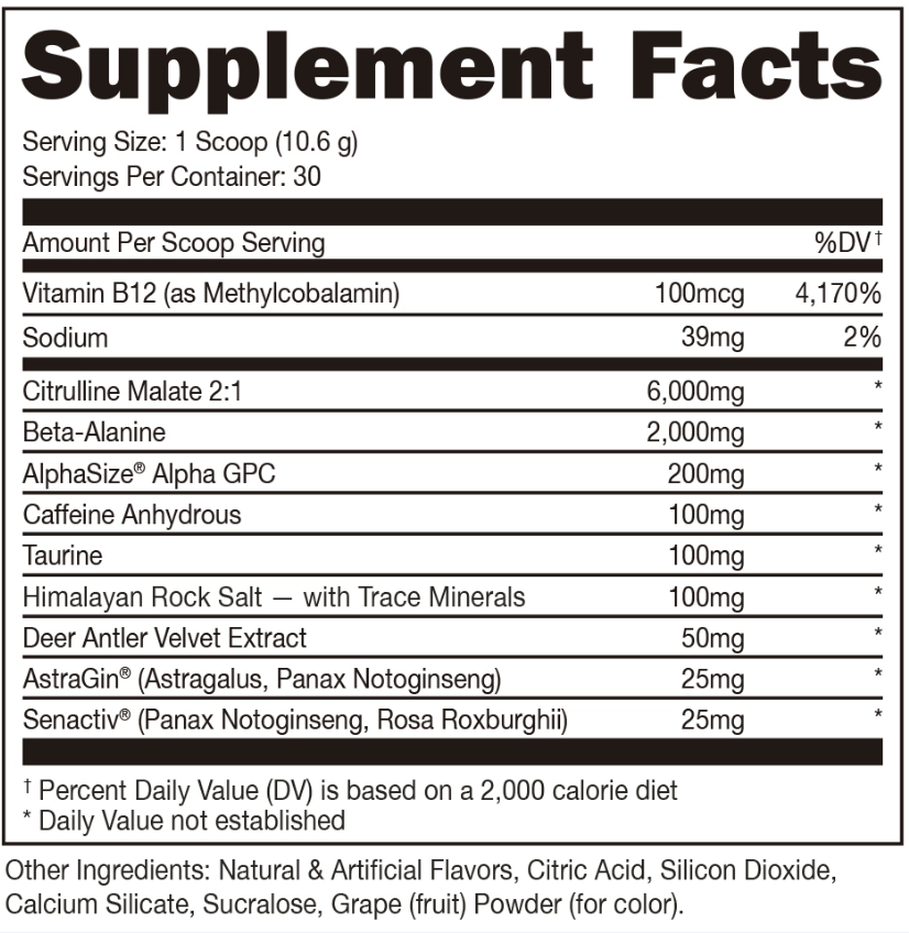 DAS Labs Bucked Up 100 Series - SuppPrep