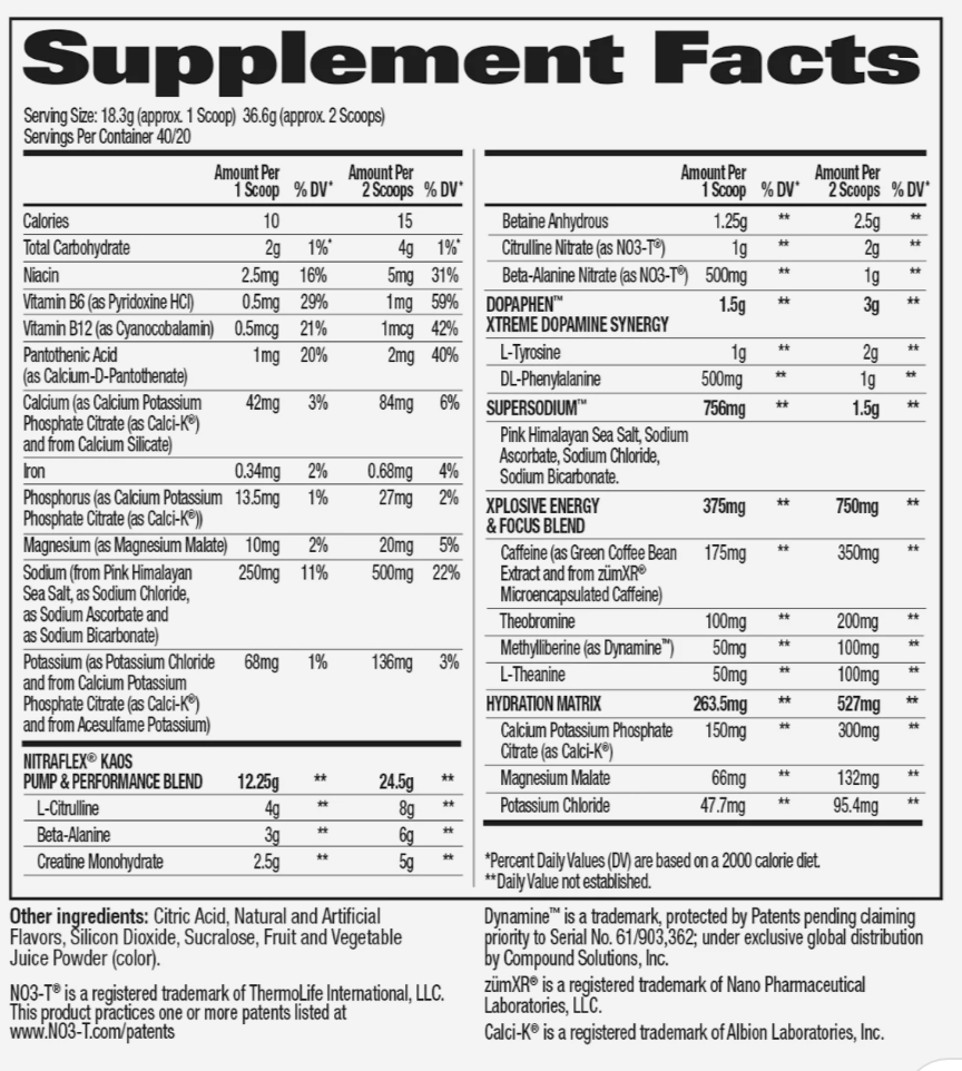 GAT Nitraflex Kaos - SuppPrep