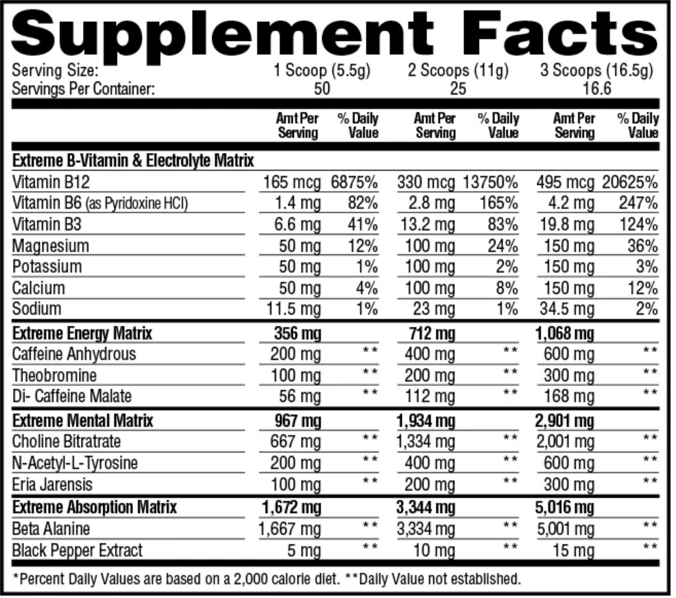 Metabolic Nutrition E.S.P. Extreme - SuppPrep