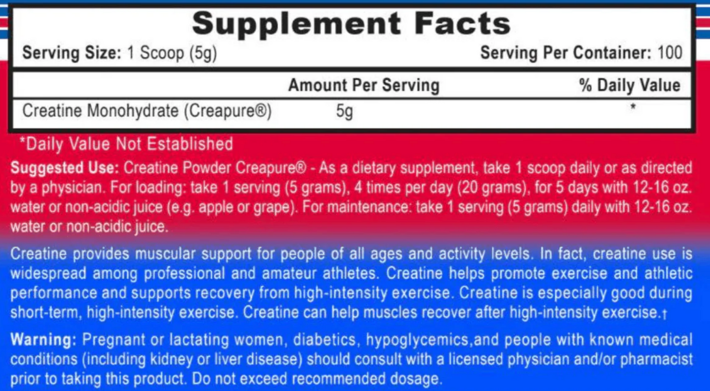 APS Creatine Monohydrate - SuppPrep