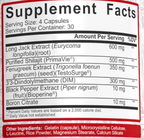 5% Nutrition Test Booster - SuppPrep