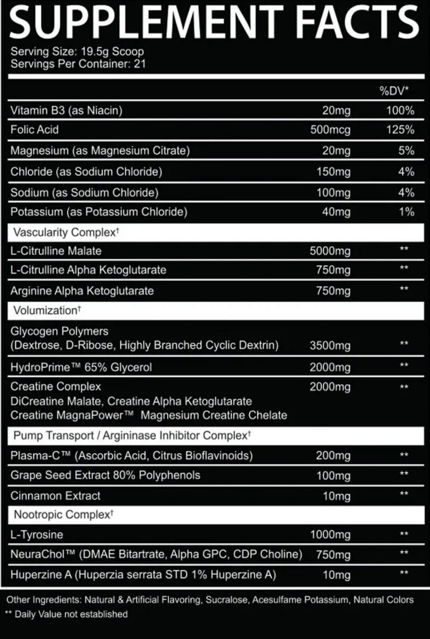 AfterDark EPO+ Neural Pump - SuppPrep