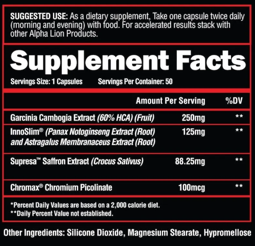 Alpha Lion Cravings Killer - SuppPrep