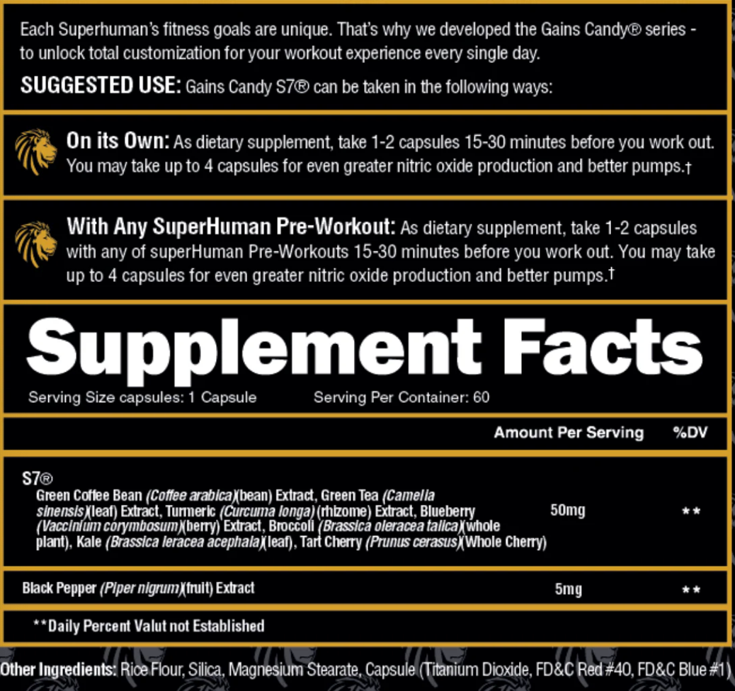 Alpha Lion Gains Candy S7 - SuppPrep