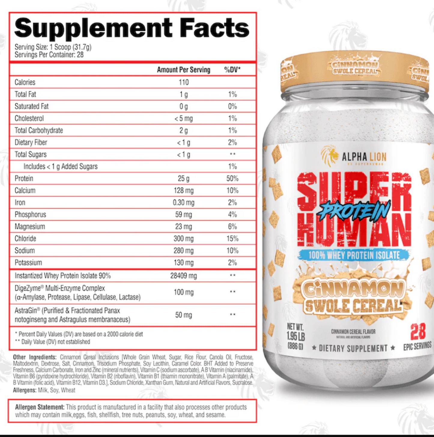 Alpha Lion Superhuman Protein - SuppPrep