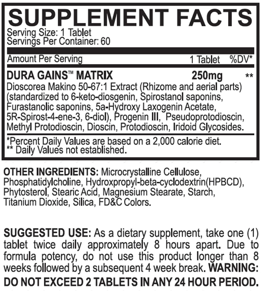 Black Magic Supply Dura Gains - SuppPrep