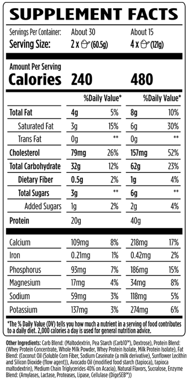 VMI Sports Major Mass - SuppPrep