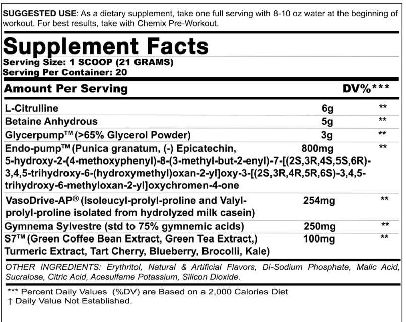 Chemix Lifestyle King of Pumps - SuppPrep