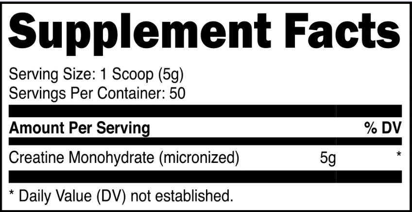 DAS Labs Bucked Up Essentials Creatine Monohydrate - SuppPrep