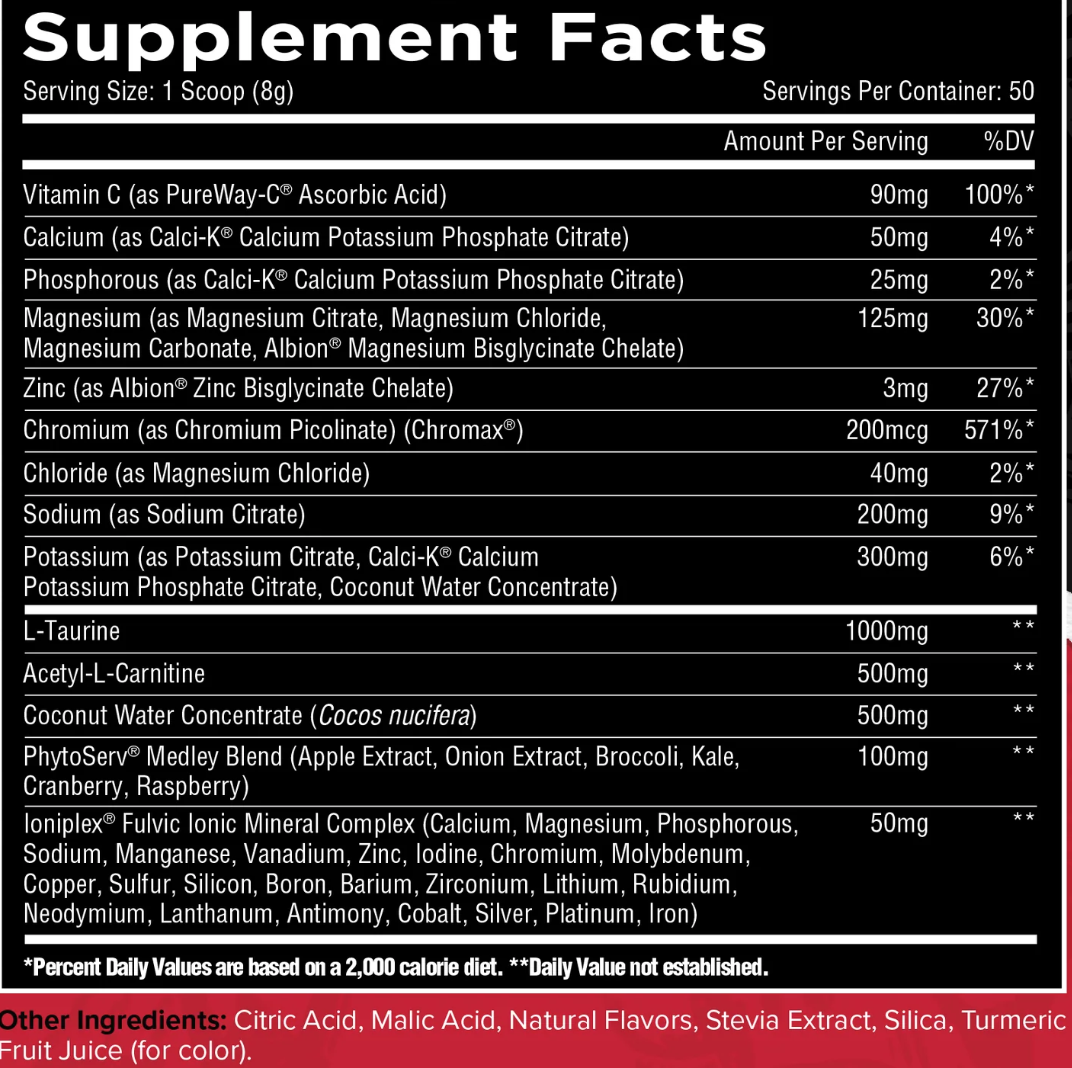 Unmatched Nutrition Electrashred - SuppPrep
