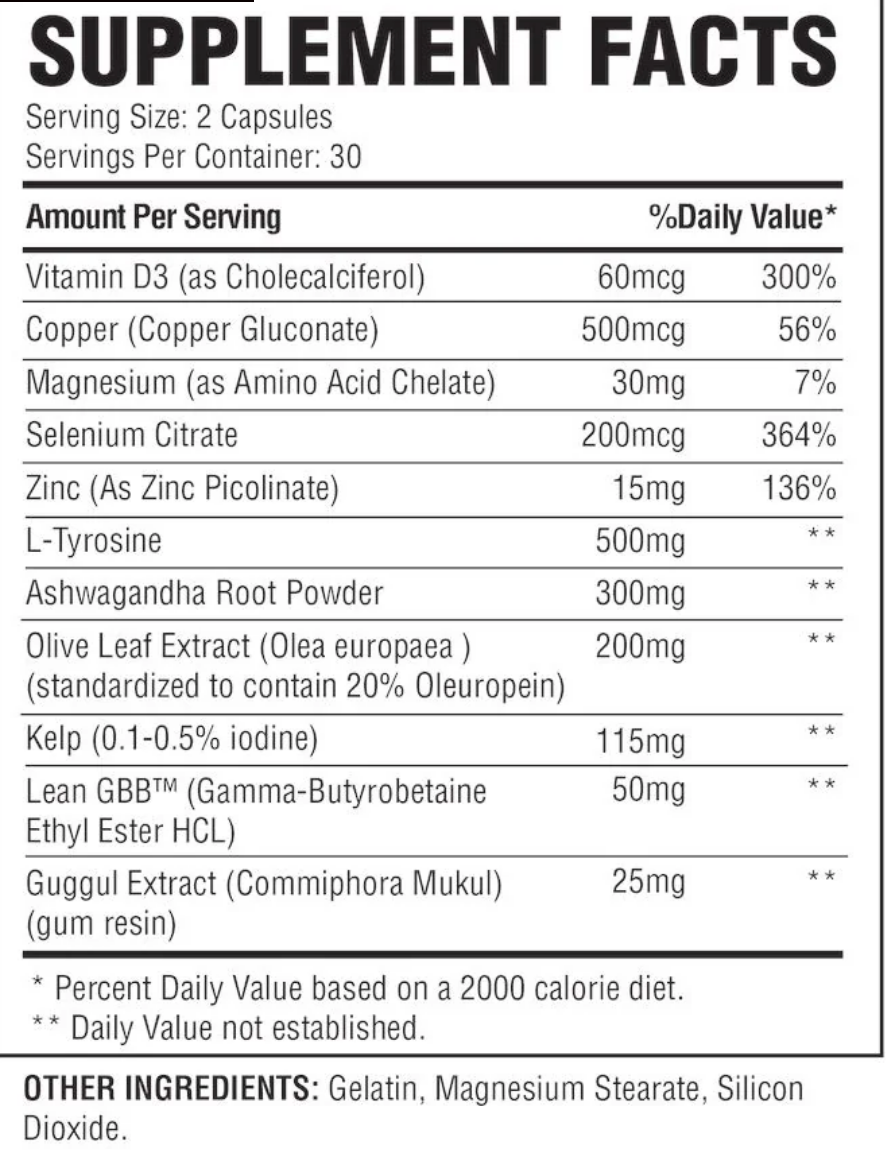 Condemned Labz Thyrogenic - SuppPrep