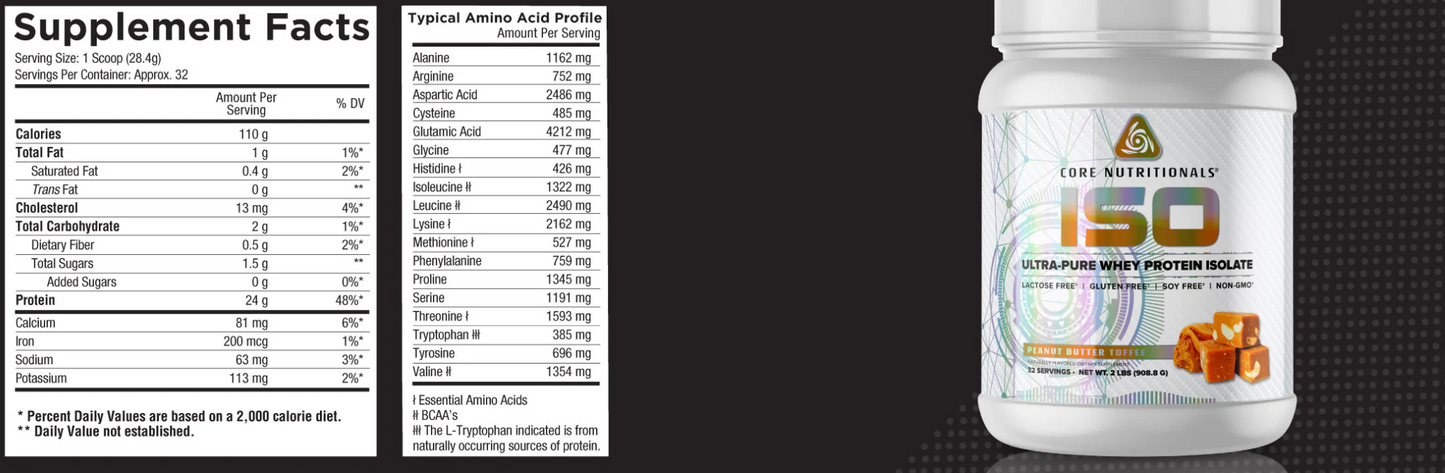 Core Nutritionals Iso - SuppPrep
