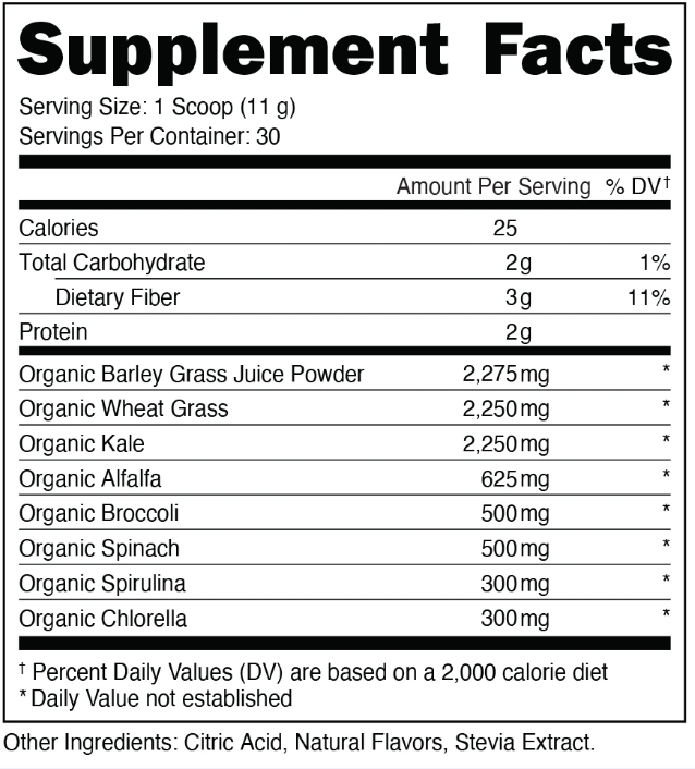 DAS Labs Babe by Bucked Up Organic Greens - SuppPrep