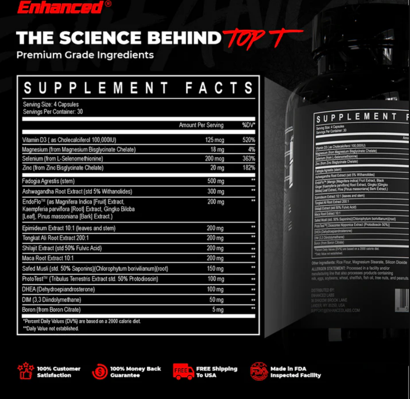 Enhanced Labs Top T - SuppPrep