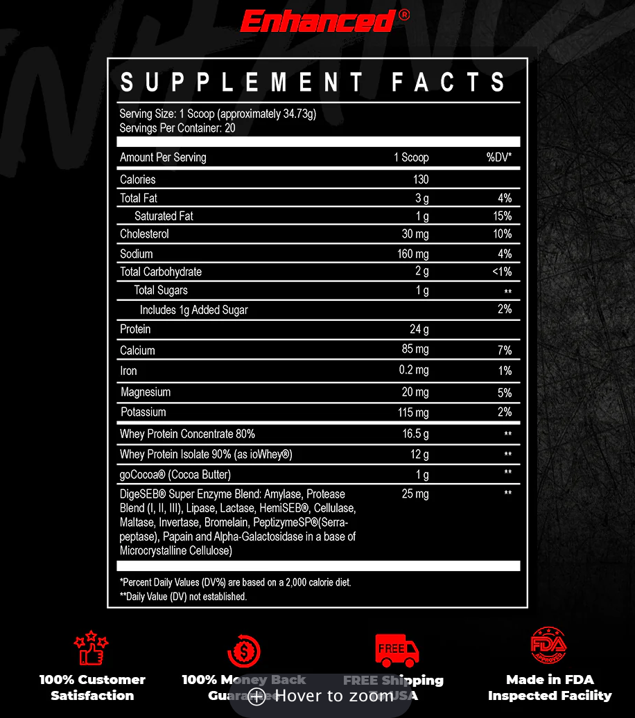 Enhanced Labs iO Premium Whey - SuppPrep