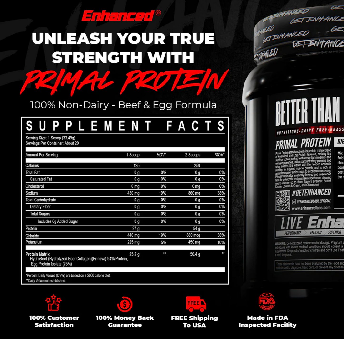 Enhanced Labs Primal Protein - SuppPrep