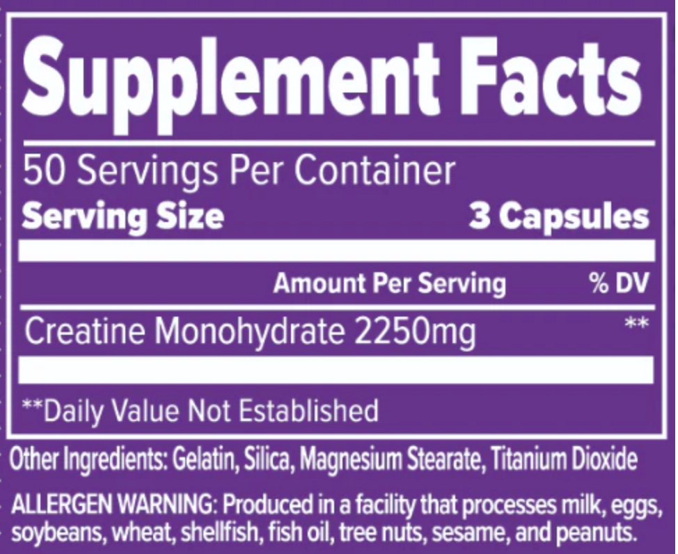 Finaflex Creatine Capsules - SuppPrep