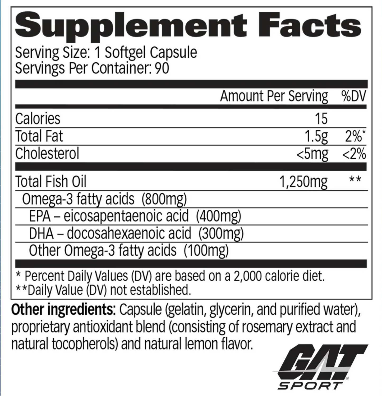 GAT Essentials Omega - SuppPrep