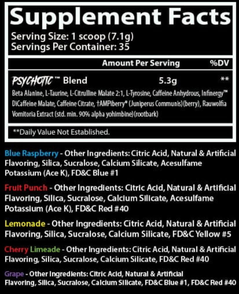 Insane Labz Psychotic Hellboy - SuppPrep